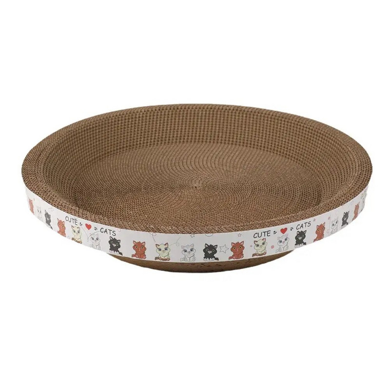 Macskakaparó macskafészek kaparók kerek ovális csiszoló karmos játékok macskáknak Kopásálló macskaágy Nest Cat kiegészítők Új
