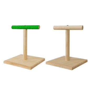 Parrot Stand Bird Perches Standing Sticks Ξύλινο επιτραπέζιο Birdcage Bird Perch