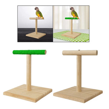 Parrot Stand Bird Perches Standing Sticks Ξύλινο επιτραπέζιο Birdcage Bird Perch