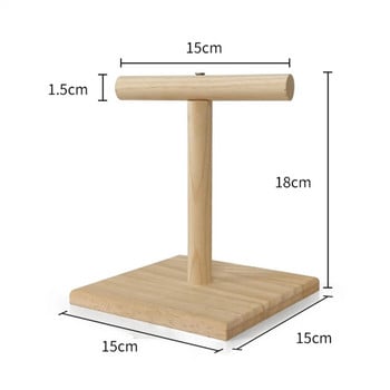 Parrot Stand Bird Perches Standing Sticks Ξύλινο επιτραπέζιο Birdcage Bird Perch