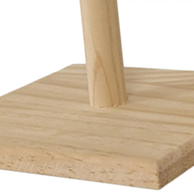 Papagáj állvány madársügér Álló botok Fából készült asztali madárkalitka madársügér