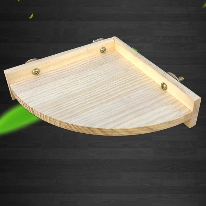 Papagáj ketrec sügér madársügér emelvény fából készült háromszög alakú állomáskeret madarak kellékei papagáj kakas törpepapagáj papagájokhoz