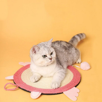 Σανίδα γρατσουνίσματος γάτας Σιζάλ Παιχνίδι Ματ Γατάκι Ξύστρα Νύχι Γάτες Σιζάλ Σχοινί Έπιπλα Προστατευτικό καναπέ για γρατσουνιές για παιχνίδια Προμήθειες μαξιλαριών