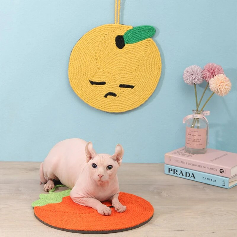 Macskakarcoló deszka Szizál játékszőnyeg Cica kaparó Karom Macskák Szizál kötél Bútor Kanapévédő Macskakarcoló játékok Pad Kellékek