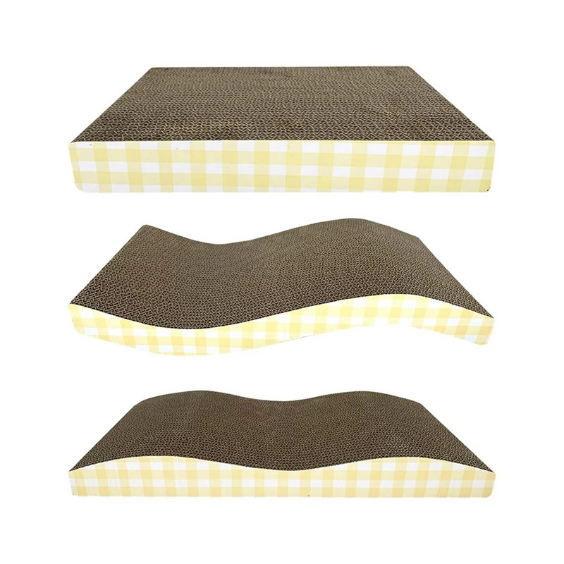 Macskakarton karcoló padka kanapé benti macskáknak, játék kisállat kellékek Bútorvédő oktatójáték Otthoni dekorációs ágyalátét