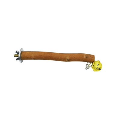 Φυσικό ξύλο πουλί Πέρκα Βάση λείανσης Scratcher Branch for Parrots Parakeets N84C