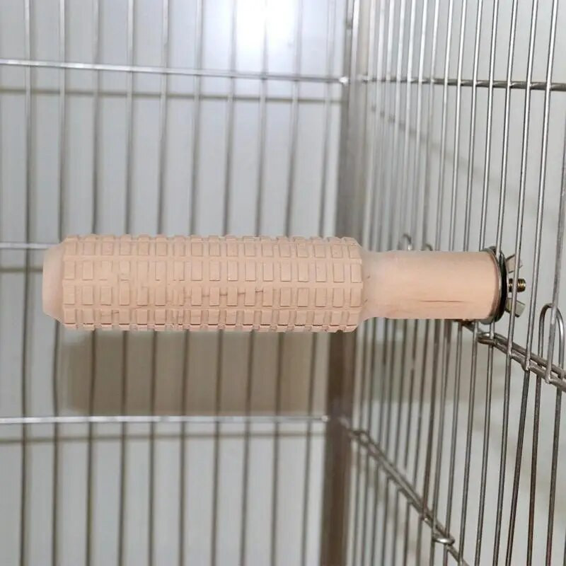 Csibe játékok tenyésztéshez Álló rúdbot madarakhoz Fa Madárkiképző állvány Madártartó bárablak Sügér Madár Tartozékok