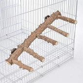 Parakeets Supplies Bird Stand Wood Pet Parrot Ακατέργαστο ξύλο Πιρούνι Κλαδί δέντρου Βάση ράφι Σκίουρος Πουλί Χάμστερ Κλάδος Πουλί Βιότοπος