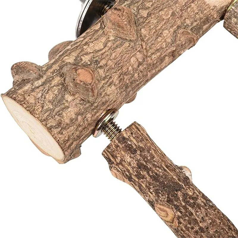 Papagájok kellékek Madárállvány Fa kisállat papagáj nyers fa villa faág állvány mókus madár hörcsög ág Madár élőhelye