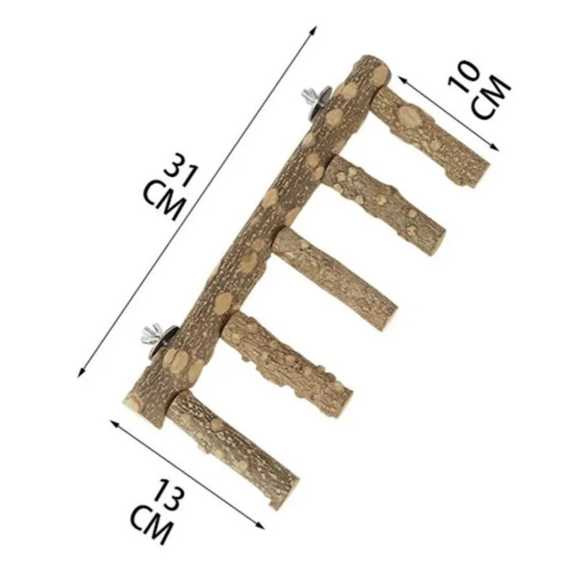 Papagájok kellékek Madárállvány Fa kisállat papagáj nyers fa villa faág állvány mókus madár hörcsög ág Madár élőhelye