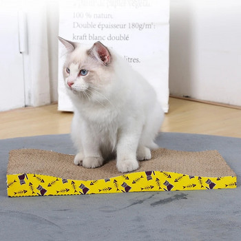 Νέο μπολ ξύστρα γάτας που ακονίζει το χαρτόνι με νύχια Κυματοειδές χαρτόνι, ανθεκτικό στις γρατσουνιές, μαξιλάρι παιχνιδιών, μαξιλάρι για κρεβατάκι, μαξιλάρι νυχιών