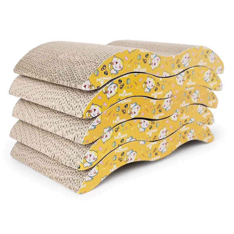 Új Bowl Cat kaparó élező Karom karton hullámkarton karcolásálló karcolás játék kanapé párna ágy csiszoló körömpárna