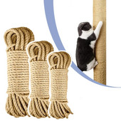 Φυσικό σιζάλ σχοινί γάτα Scratcher Rope Tree Scratching DIY Toy Paw Claw Furniture Protector Scratching Post Cat Accessories
