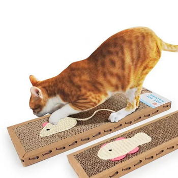 Παιχνίδι γρατσουνίσματος για γάτα κατοικίδιων ζώων Γάτα Ξύστρα από χαρτόνι για τρόχισμα με νύχια για γάτα Scratcher Προστατευτικό επίπλων γάτας Αξεσουάρ για κατοικίδια