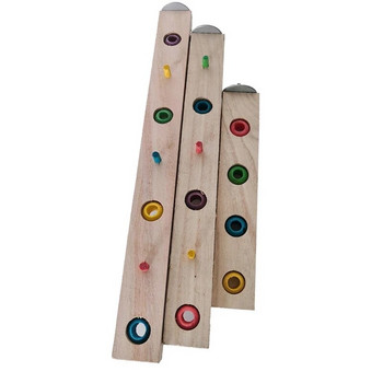 Παιχνίδι παζλ με πολύχρωμες χάντρες, Ξύλινο μπλοκ πέρκας που μασάτε, εύκολο στην εγκατάσταση