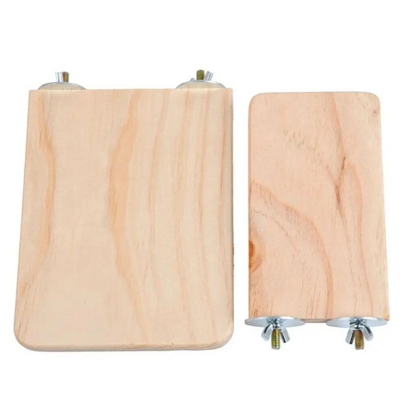 Csincsilla hörcsög ugródeszka mókus papagáj madár álló platform fa kisállatjáték