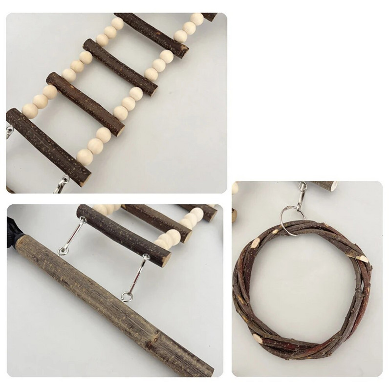 Madárketrec létra Papagáj sügér Természet faállvány Madárketrec sügér álló állvány papagájokhoz Kakas ara