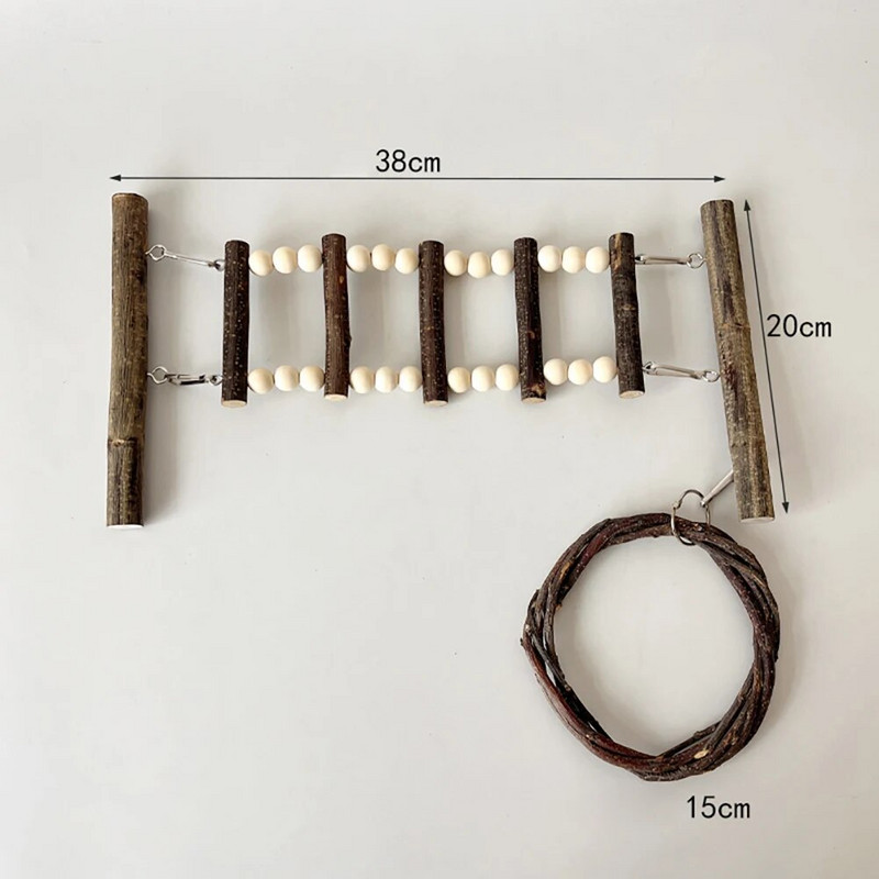 Madárketrec létra Papagáj sügér Természet faállvány Madárketrec sügér álló állvány papagájokhoz Kakas ara