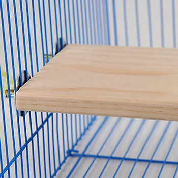 Chinchilla Hamster Springboard Squirrel Wood Parrot Bird Standing Platform Καθαρά αξεσουάρ κλουβιού για παπαγάλο ξύλινο παιχνίδι για κατοικίδια