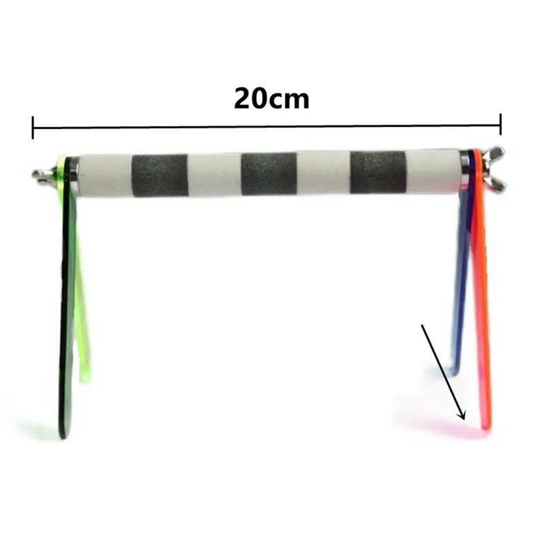 Madárpapagáj játszóállvány Hordozható, színes, könnyen összeszerelhető oktatósügér madarak kellékei papagájokhoz Conure