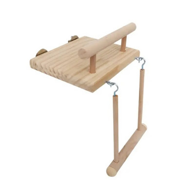 Y1UB Parrot Playstand Bird Stand Cockatiel Παιδική χαρά Γυμναστήριο Παιχνίδι με Πλατφόρμα Πέρκα Άσκηση και παιχνίδι