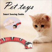 Πολλαπλών χρωμάτων Smart Sensing Snake Interactive Cat Toys Αυτόματες γάτες Παιχνίδια USB Αξεσουάρ φόρτισης Παιχνίδι για γατάκια για σκύλους κατοικίδιων