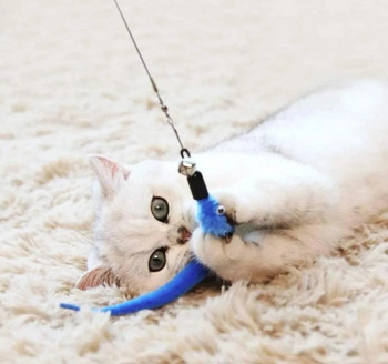 11 τμχ Ανταλλακτικό σετ παιχνιδιών φτερών γάτας Αντικατάσταση φτερού κεφαλιού αναδιπλούμενο ραβδί γάτας προϊόντα
