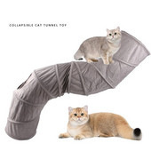 Cat Tunnel Pet Supplies Cat S Pass Play Πτυσσόμενο Tunnel Cat Tunnel Γάτα Παιχνίδι Τρυπάνι για εσωτερικούς χώρους