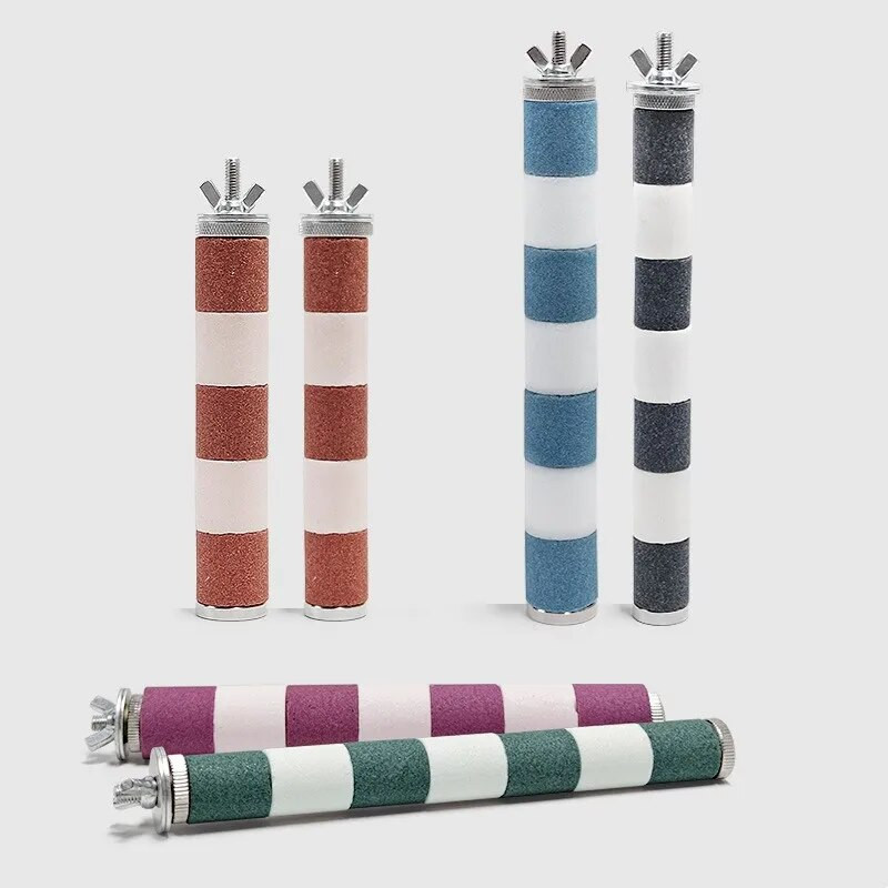 Madárkarmos csőr köszörűléc Álló bot Papagáj Állomás Rúdcsiszoló Állvány Karmok Madárkellékek Ketrec tartozékok