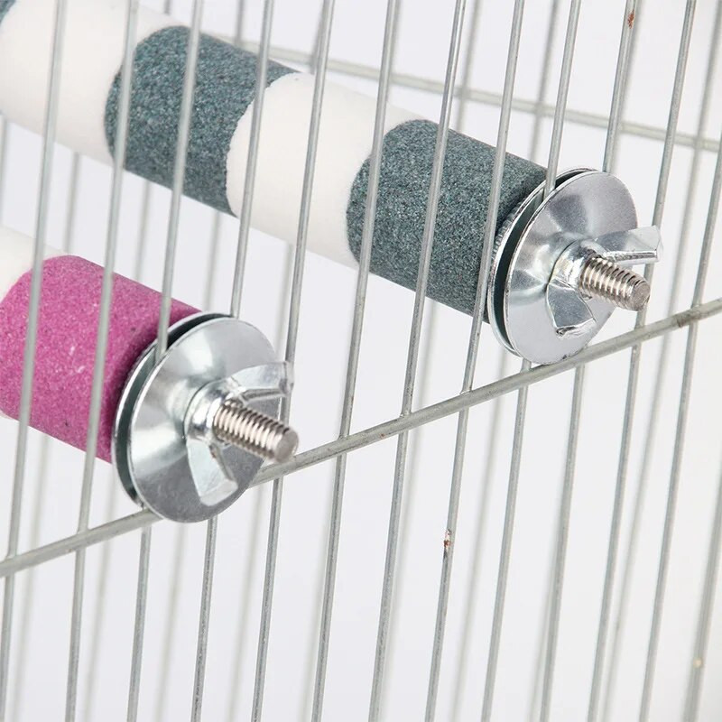 Madárkarmos csőr köszörűléc Álló bot Papagáj Állomás Rúdcsiszoló Állvány Karmok Madárkellékek Ketrec tartozékok