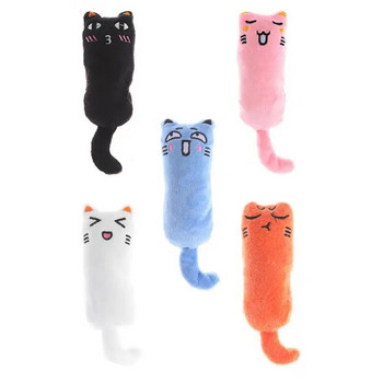 Rustle Sound Catnip Toy Cats Προϊόντα για κατοικίδια Χαριτωμένα παιχνίδια για γάτες Γατάκι Τρίξιμο δόντια γάτας Μαλακό βελούδινο μαξιλάρι αντίχειρα Αξεσουάρ για κατοικίδια