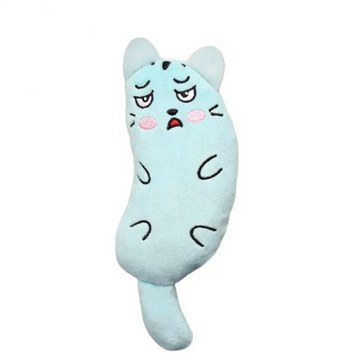 Rustle Sound Catnip Toy Cats Προϊόντα για κατοικίδια Χαριτωμένα παιχνίδια για γάτες Γατάκι Τρίξιμο δόντια γάτας Μαλακό βελούδινο μαξιλάρι αντίχειρα Αξεσουάρ για κατοικίδια