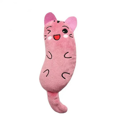 Rustle Sound Catnip Toy Cats Προϊόντα για κατοικίδια Χαριτωμένα παιχνίδια για γάτες Γατάκι Τρίξιμο δόντια γάτας Μαλακό βελούδινο μαξιλάρι αντίχειρα Αξεσουάρ για κατοικίδια