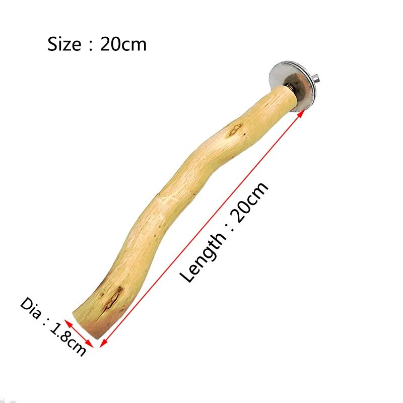 Természetes fa kisállat papagáj nyers fa villa faág állvány állvány mókus madár hörcsög ág ülőrudak rágóharapás játékok bot