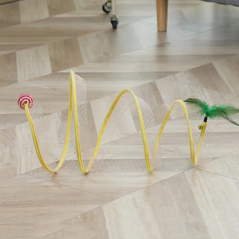 Macska Háziállatok Játékok Egér alakú golyók Összehajtható macska cica játék alagút Vicces macskabot egér kellékek szimuláció egér macskatartozékok