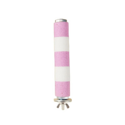 Bird Perch Ceramics Stand Non Toxic Parrot Cage Toy for Nails Grinding Stable Scrub Station for Parakeet Finches Canary