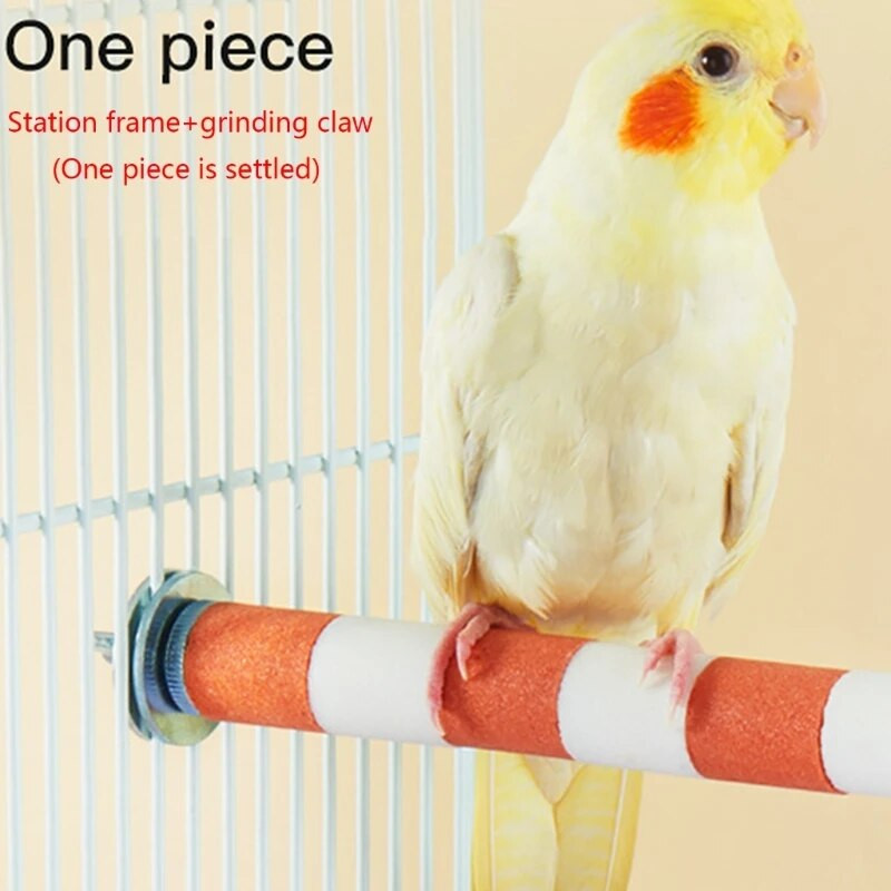 Madársügér kerámiaállvány Nem mérgező papagáj ketrec játék körömcsiszoláshoz Stabil bozót állomás papagáj pintyek kanári számára