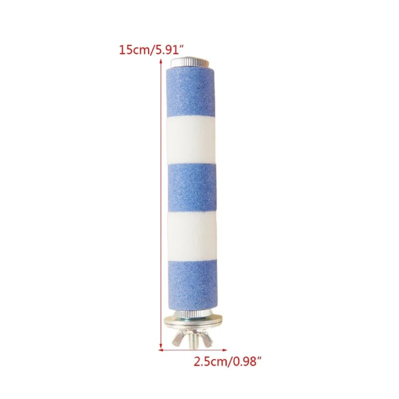 Madársügér kerámiaállvány Nem mérgező papagáj ketrec játék körömcsiszoláshoz Stabil bozót állomás papagáj pintyek kanári számára