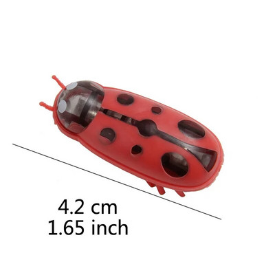 Funny Electric Bugs Catnip Toy Automatic Tunnel Mini Robot Bug Δόνηση εντόμων Παιχνίδια για γάτες Λειτουργεί με μπαταρία Κατσαρίδα Πασχαλίτσα