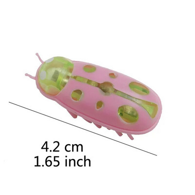 Funny Electric Bugs Catnip Toy Automatic Tunnel Mini Robot Bug Δόνηση εντόμων Παιχνίδια για γάτες Λειτουργεί με μπαταρία Κατσαρίδα Πασχαλίτσα