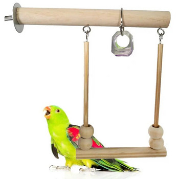 Bird Swing for Cage Parrot Natural Perch for Small Parakeets Cockatiels