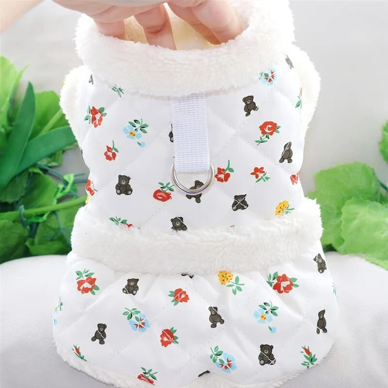 Mājdzīvnieku apģērbs Suns Ziemas mētelis Jaka Zirglietas Veste Kaķis Jorki Šicu Pomerānijas Maltas Bišons Pūdelis Suņa Apģērbs Apģērbs Apģērbs