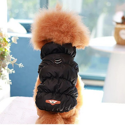 Minkšti šilti rūbai šuniui žieminiai paminkštinti šuniuko katės striukė mažiems ir vidutiniams šunims Čihuahua prancūzų buldogo pudelio liemenė augintinio apranga