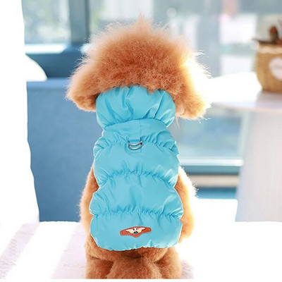 Minkšti šilti rūbai šuniui žieminiai paminkštinti šuniuko katės striukė mažiems ir vidutiniams šunims Čihuahua prancūzų buldogo pudelio liemenė augintinio apranga