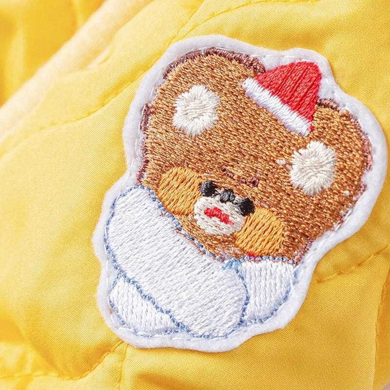 Téli meleg kutyaruha Vízálló kutyakombináció Vastag kiskutya Onesie kisállat pamutkabát Divatos macskakabát Francia bulldog jelmez