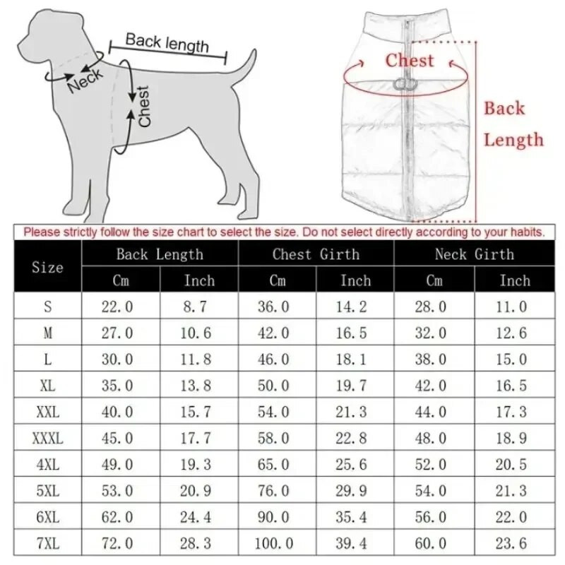 Vízálló kutyadzseki Téli meleg kutyaruha kicsi, nagy kutyáknak kölyökmellény Chihuahua kabát Francia bulldog Yorkie mopsz jelmez