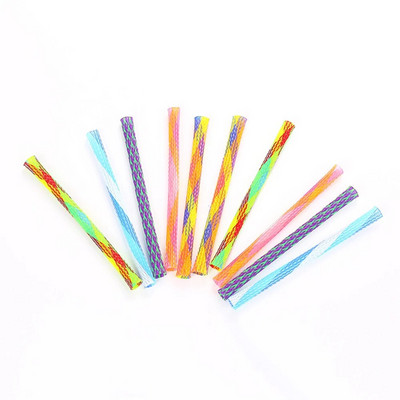 Карикатура Pet Cat Toy Stick Feather Rod Mouse Toy with Mini Bell Cat Catcher Teaser Cat Interactive Toy Colorful Cat Kitten Teaser