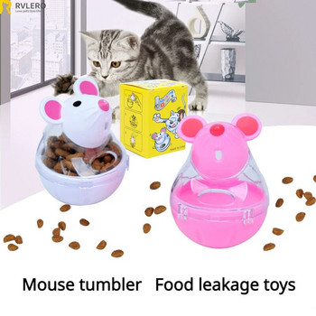 Ποντίκι ποντικιού Διαρροή Τροφοδοσίας Παζλ κατοικίδιων Γελοιογραφία Γάτες Παιχνίδι Διαρροή Μπάλα Γατάκι Διαδραστικά Παιχνίδια Προμήθειες για κατοικίδια με αργή σίτιση