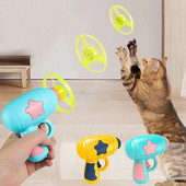 Funny Cat Interactive Teaser Treeningmänguasi Pöörlevad Lendavad kettad Mängud Mänguasjad Lemmikloomad Tarvikud Aksessuaarid Mänguasjad kassidele Juhuslikud värvid