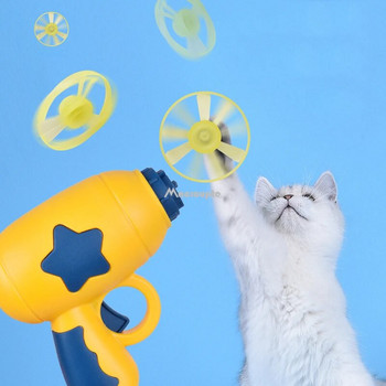 Funny Cat Interactive Teaser Training Παιχνίδι Περιστρεφόμενοι Ιπτάμενοι Δίσκοι Παιχνίδια Παιχνίδια Κατοικίδια Ζώα Αναλώσιμα Αξεσουάρ Παιχνίδια για γάτα Τυχαίο χρώμα
